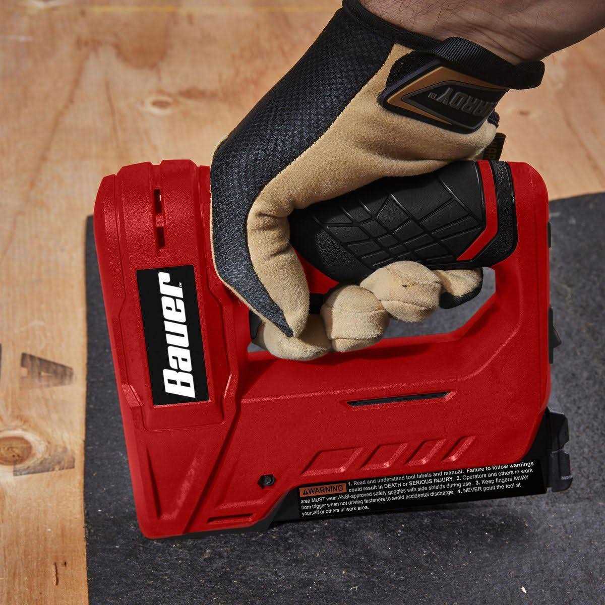 Bauer 4V Cordless Stapler - Cheap Fitting