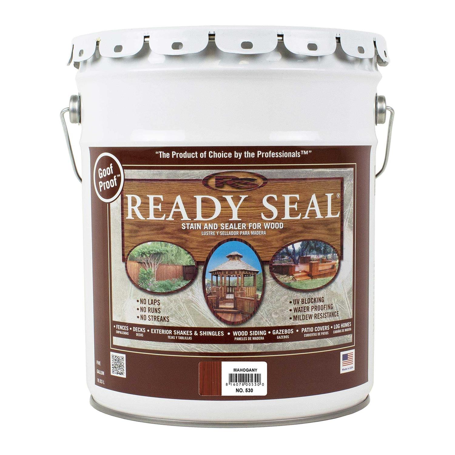 Ready Seal 530 Mahogany Exterior Wood Stain and Sealer - Cheap Fitting