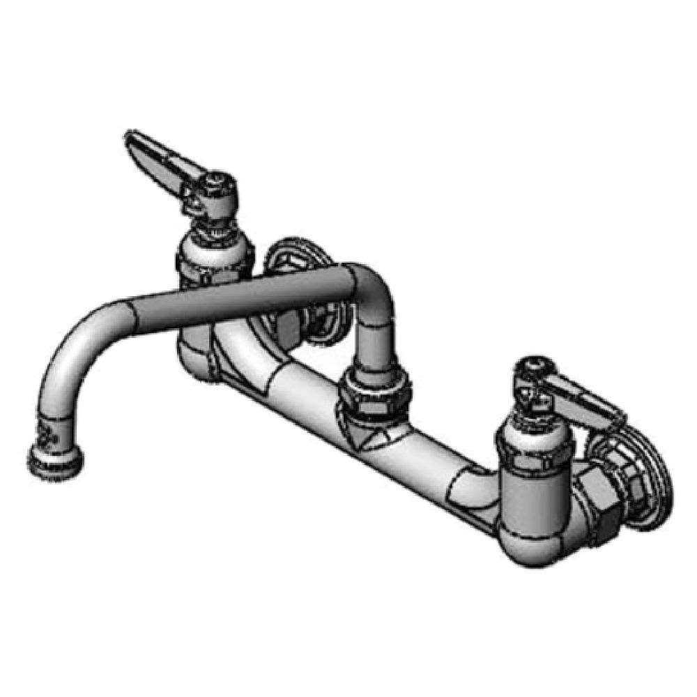 T&S Brass B-2414 Double Pantry Faucet Wall Mount - Cheap Fitting