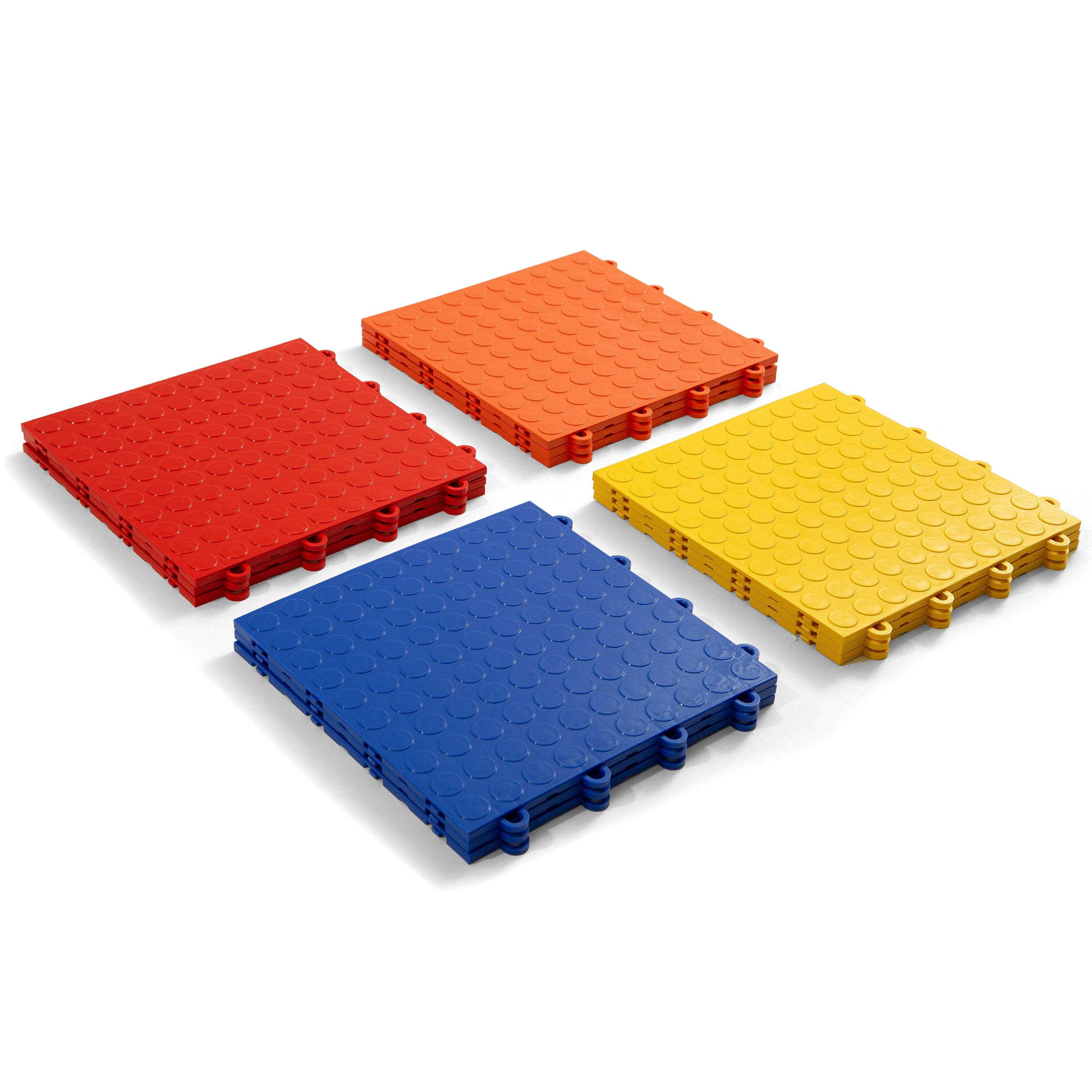 FlooringInc 12 in. W x 12 in. L x 3/8 in. T Polypropylene Garage Flooring Tiles - Cheap Fitting