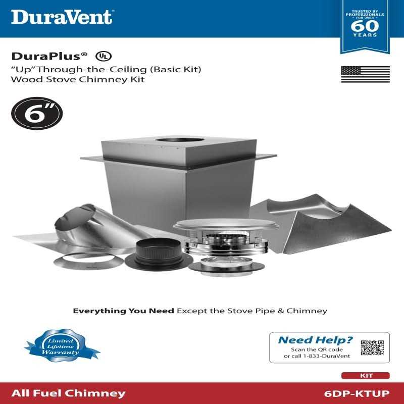 DuraVent DuraPlus Up Through the Roof Kit - Cheap Fitting