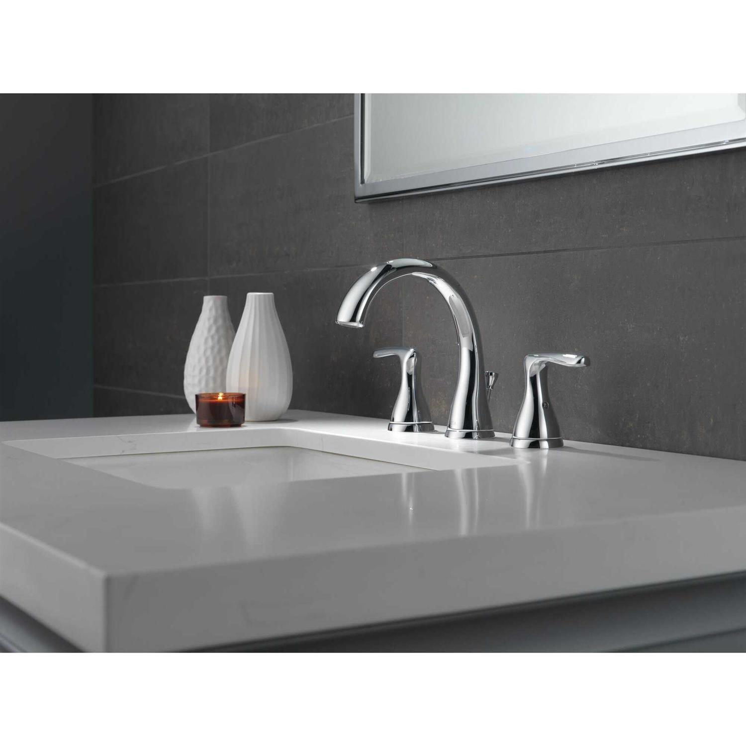 Delta Foundations B3518LF 2-Handle Widespread Bathroom Faucet Chrome - Cheap Fitting