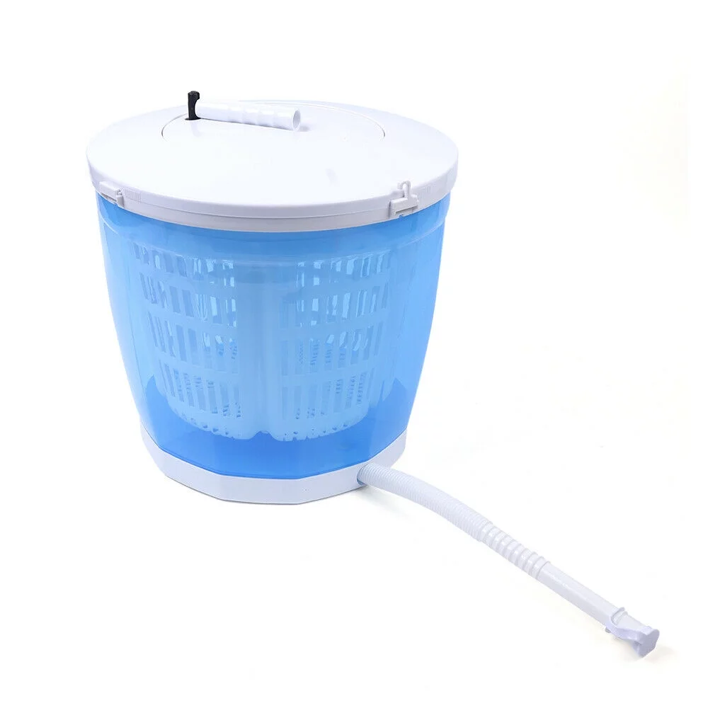 Oukaning Portable 2 in 1 Mini Outdoor Washer Spin Dryer Hand-operated - Cheap Fitting
