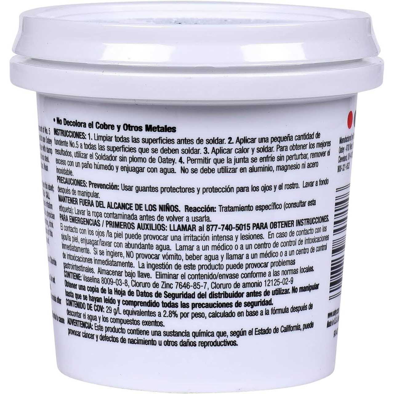 Oatey 30014 No. 5 Paste Flux 8 oz - Cheap Fitting