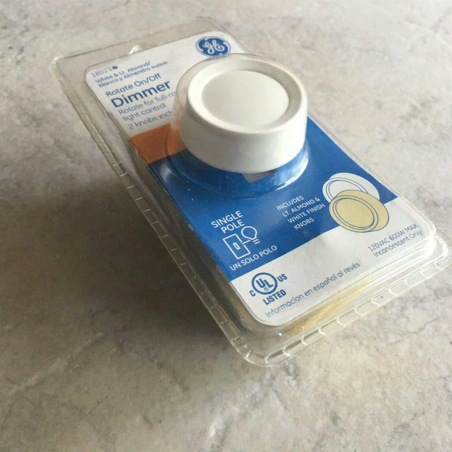 GE Rotate On & Off Single Switch Dimmer - Cheap Fitting