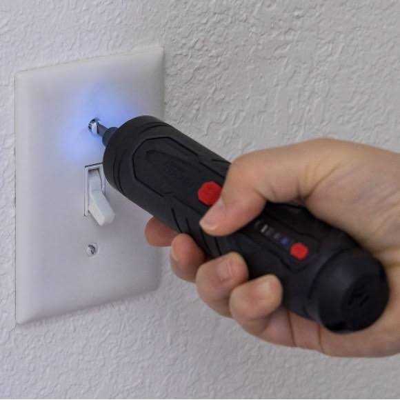 Hyper Tough 4-Volt Max* Lithium-Ion Straight-Grip Cordless Screwdriver with Charger - Cheap Fitting