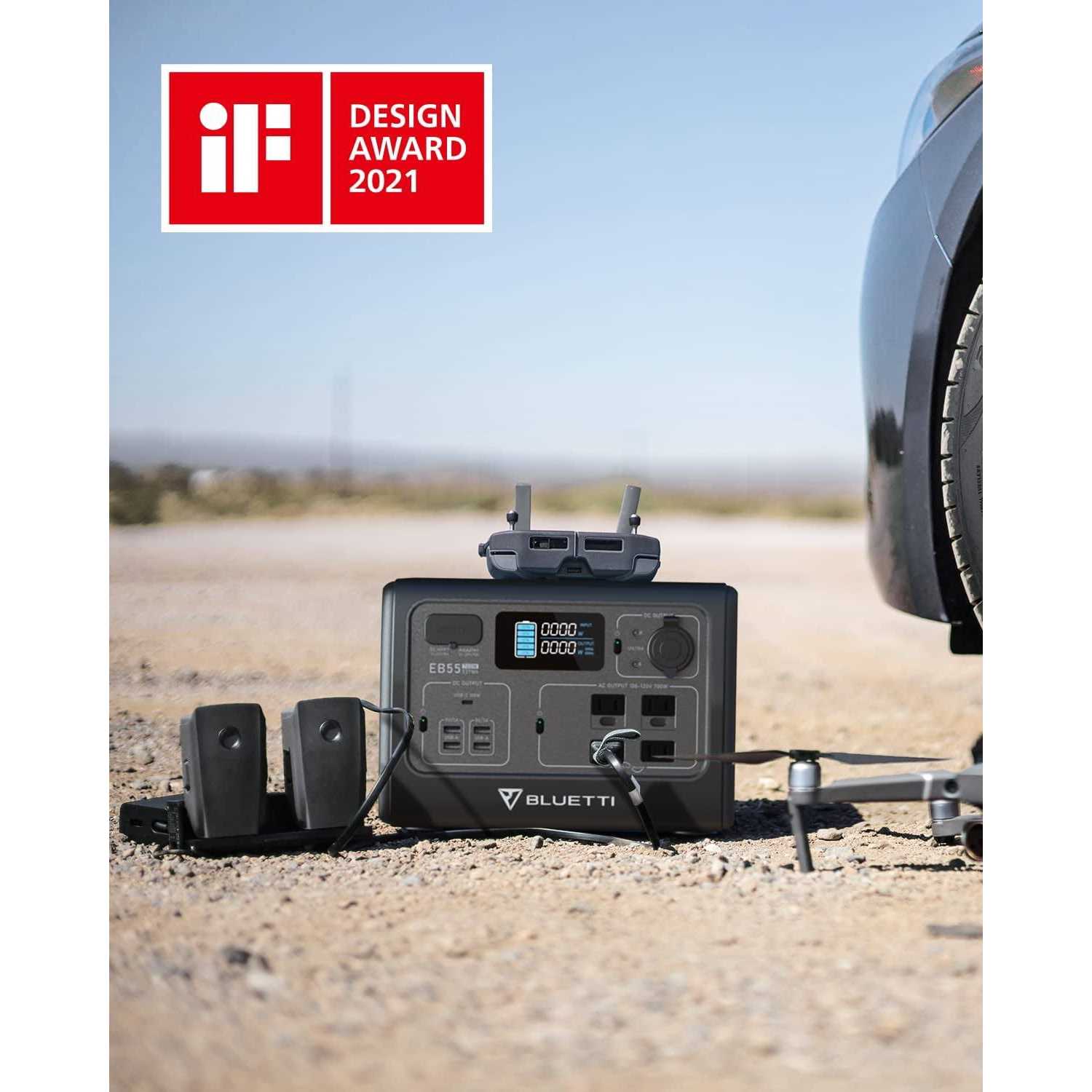 BLUETTI EB55 Portable Power Station - Cheap Fitting