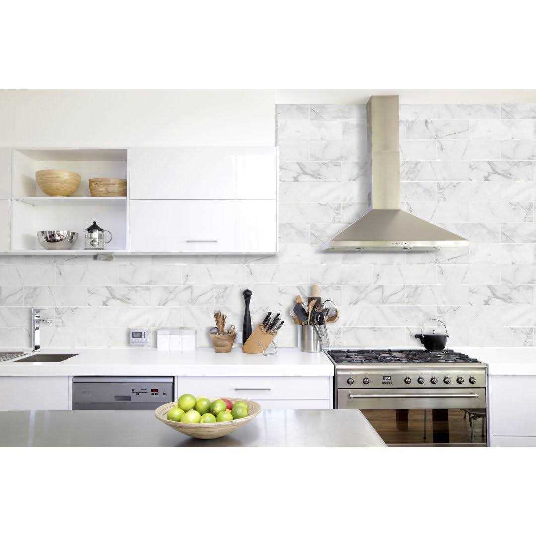 MSI Calacatta Cressa 4 x 12 Honed Marble Subway Wall & Floor Tile - Cheap Fitting