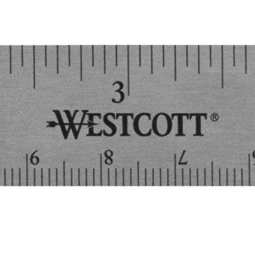 Westcott Stainless Steel Office Ruler With Non Slip Cork Base - Cheap Fitting