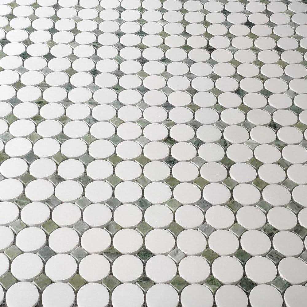 11 x 11 Marble Mosaic Wall & Floor Tile Marble Online - Cheap Fitting