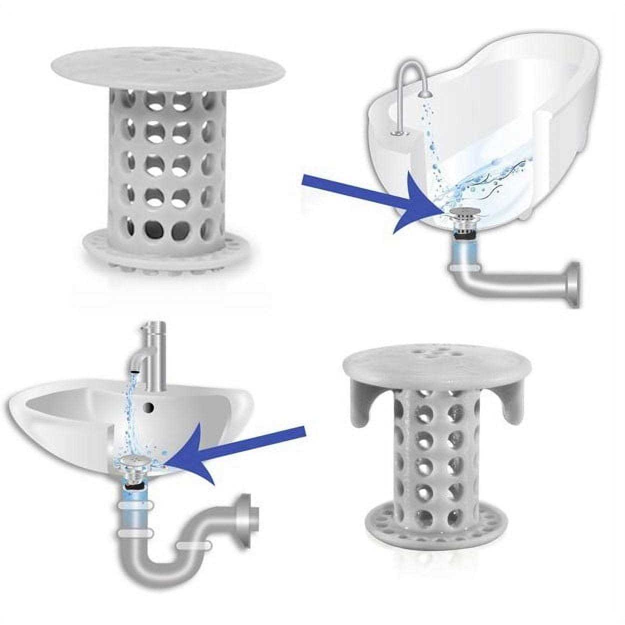 TubShroom Tub/sink Shroom Clear Combo Pack - Cheap Fitting