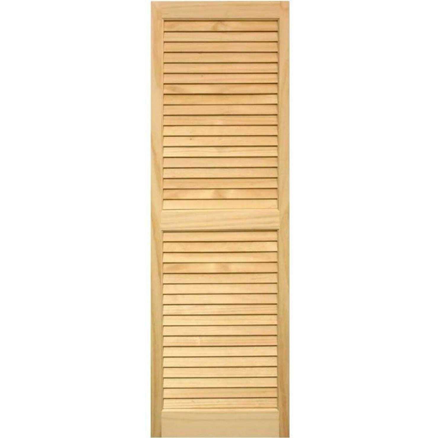 Pinecroft SHL47 Exterior Louvered Shutters 15 x 47 - Cheap Fitting