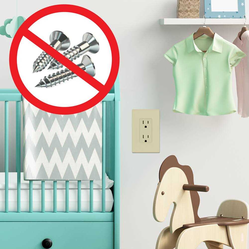 Enerlites Elite Series 1-Gang Screwless Decorator Wall Plate - Cheap Fitting