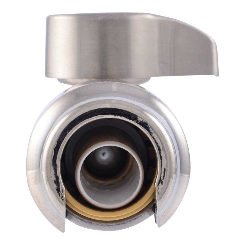 SharkBite Brass Push-to-connect Od Compression Quarter Turn Straight Valve 23037LFBNZ - Cheap Fitting