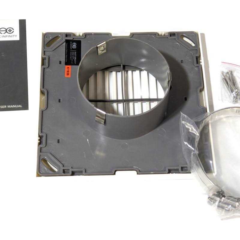 AC Infinity Wall-Mount Duct Grille Vent for 4-Inch Ducting, for Heating Cooling Ventilation and Exhaust - Cheap Fitting