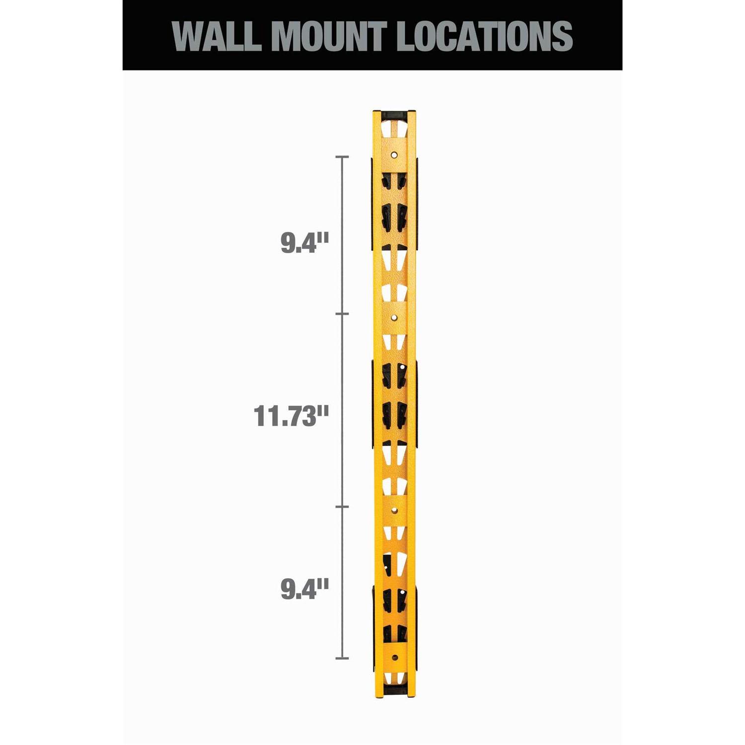 DEWALT 3-Piece Wall Mount Cantilever Rack - Cheap Fitting