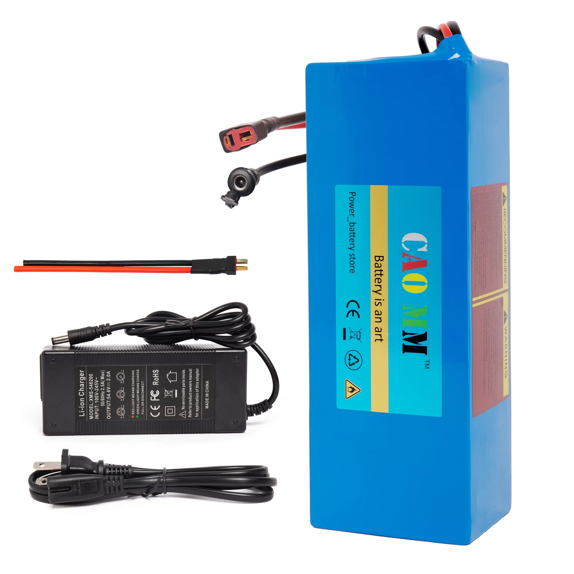 48V 8Ah Lithium Battery 30A BMS 48V Battery with Charger for 750W Electirc Tricycle Motor - Cheap Fitting
