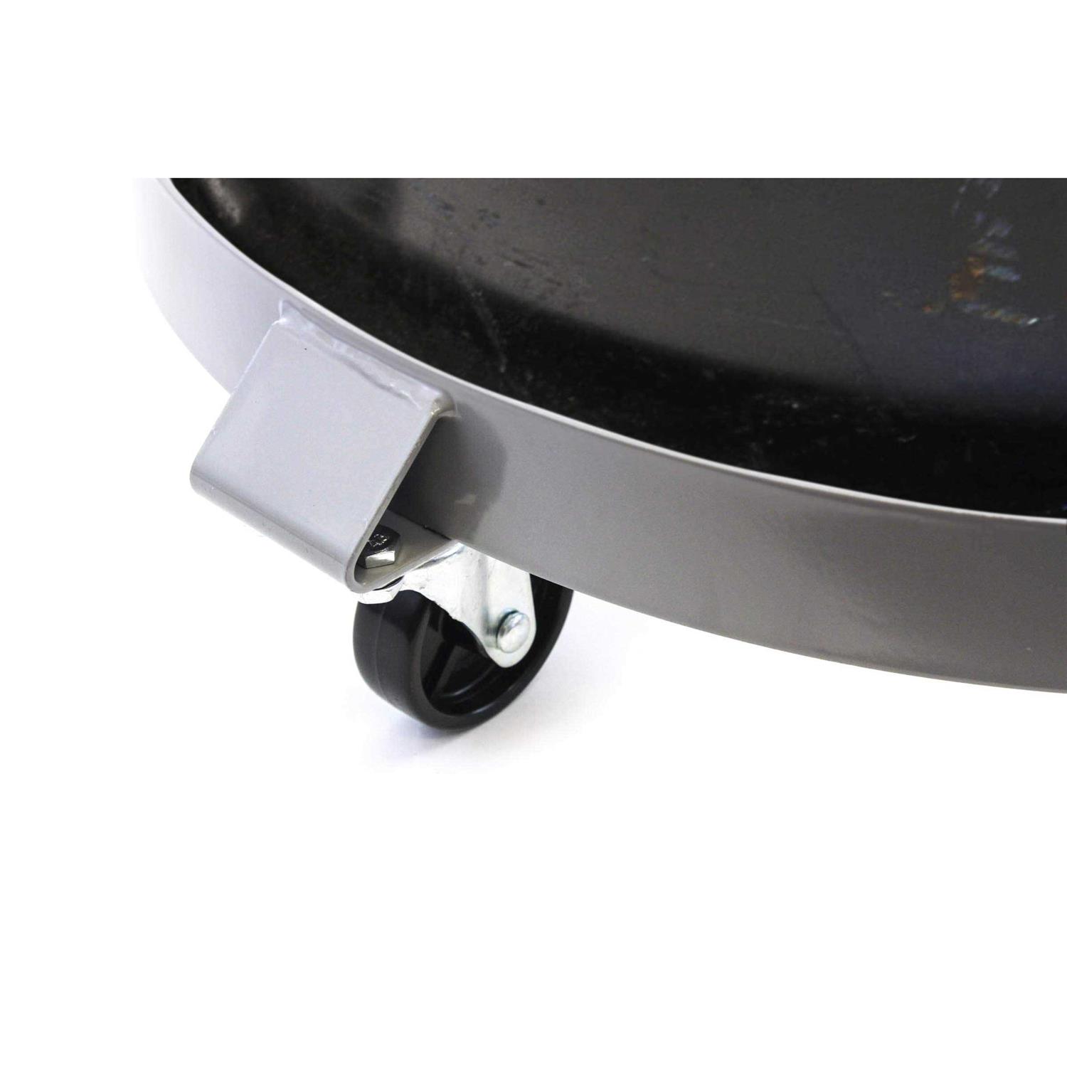 Extra Heavy Duty 55 Gallon Drum Dolly Dollies Swivel Casters Steel Frame Non Tip 1250 lbs 5 Wheel - Cheap Fitting