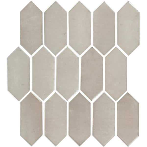 Daltile Miramo 11 in. x 12 in. Glazed Ceramic Picket Mosaic Tile - Cheap Fitting