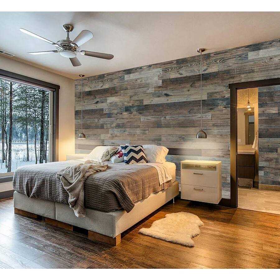 Ejoy Rustic Look Naturally Weathered Reclaimed Barn Wood Panels - Cheap Fitting