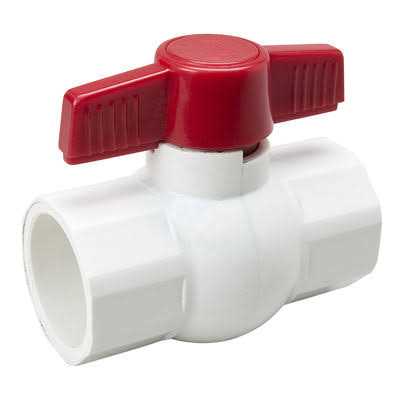 Homewerks White Solvent PVC Ball Valve - Cheap Fitting
