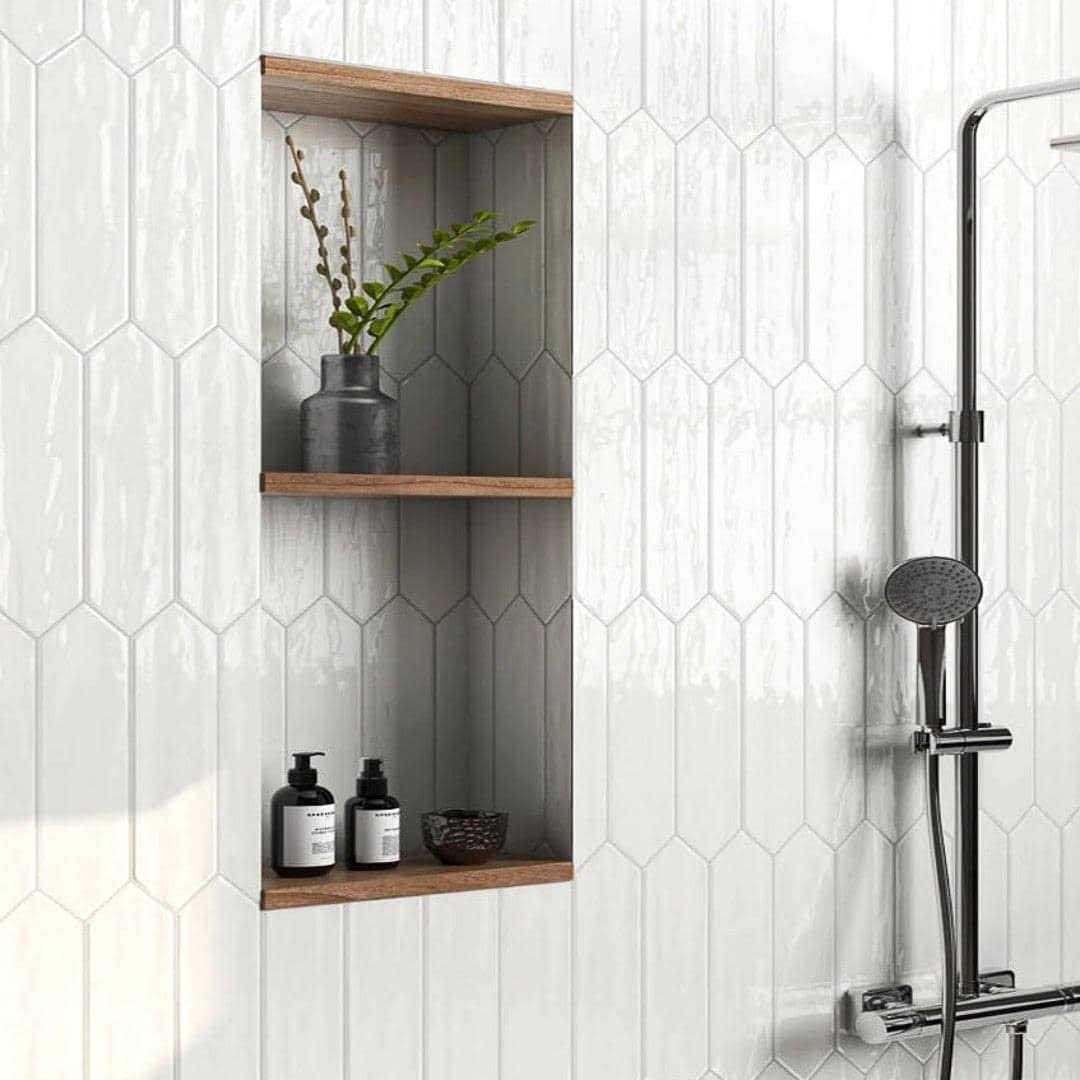 Qube Tiles Arte 3 x 12 Picket Zellige Look Subway Wall Tile - Cheap Fitting