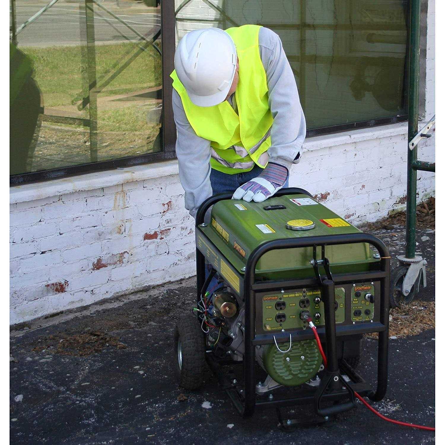 Buffalo Corp Sportsman Gasoline 7000 Watt Generator - Cheap Fitting