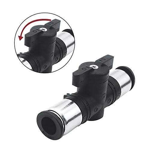 Beduan Pneumatic Ball Valve Od Push to Connect Fitting Air Flow Control Valve Straight Connect Union - Cheap Fitting