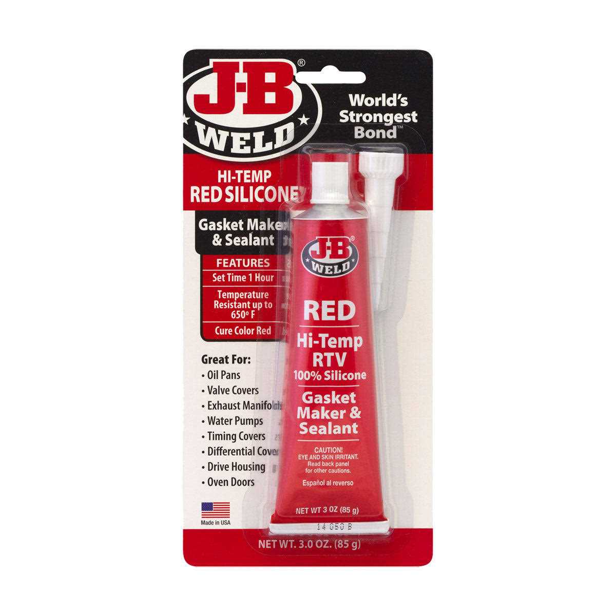 J-B Weld 31914 Red High Temperature Rtv Silicone Gasket Maker and Sealant - Cheap Fitting