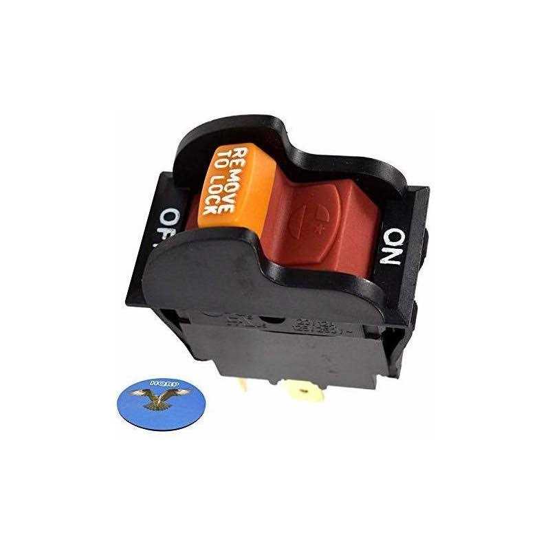 HQRP On-Off Toggle Switch Works with Dewalt Rockwell Hitachi - Cheap Fitting