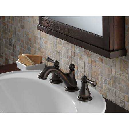 Delta Haywood Two Handle Widespread Bathroom Faucet 35999LF - Cheap Fitting