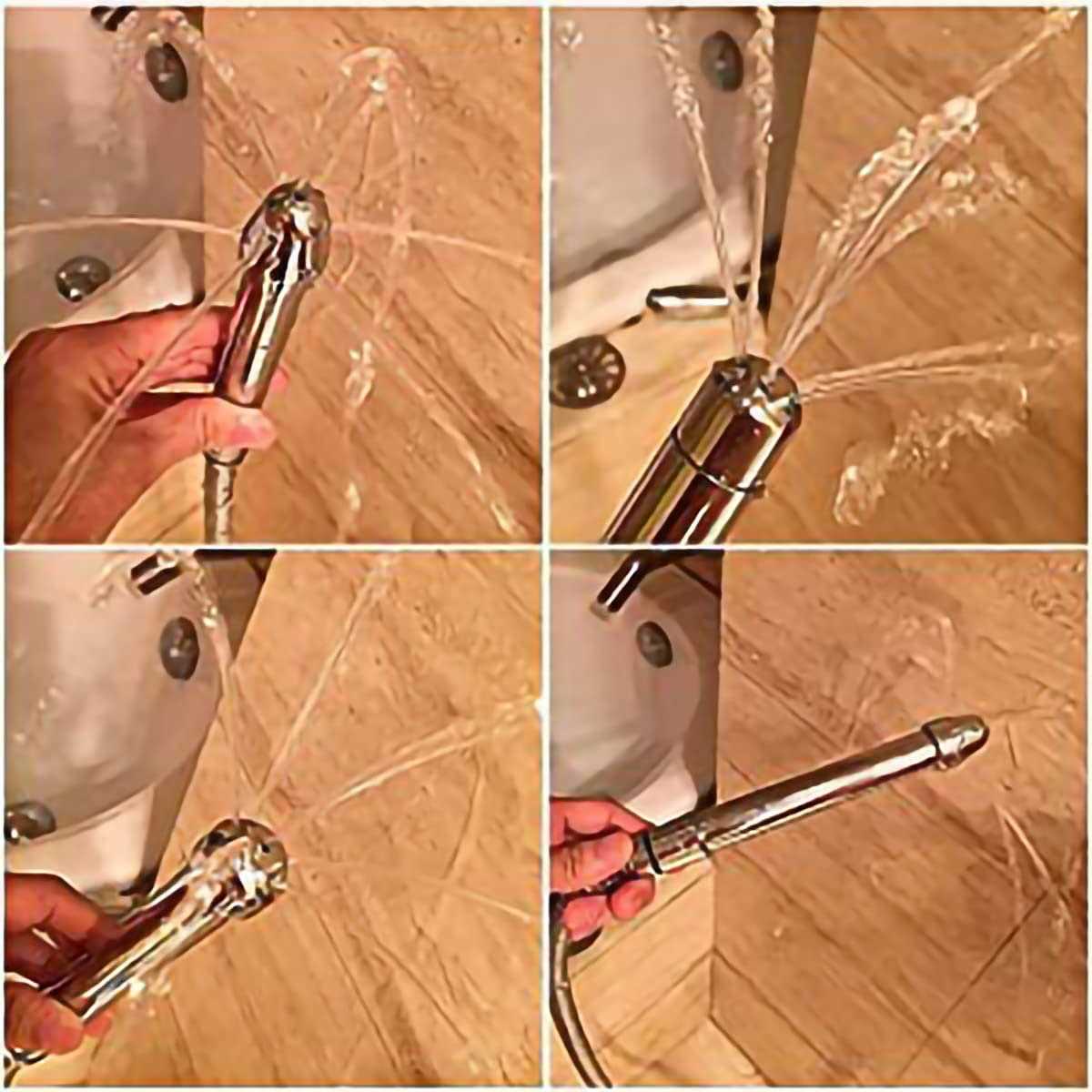 Shower Douche Kit 3 Heads Shower Douche Cleansing System,Regulator and 59inch Hose - Cheap Fitting