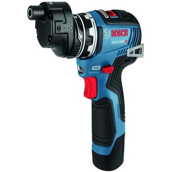 Bosch GSR12V-300FCB22 12V Max EC Brushless Flexiclick 5-In-1 Drill/Driver System - Cheap Fitting