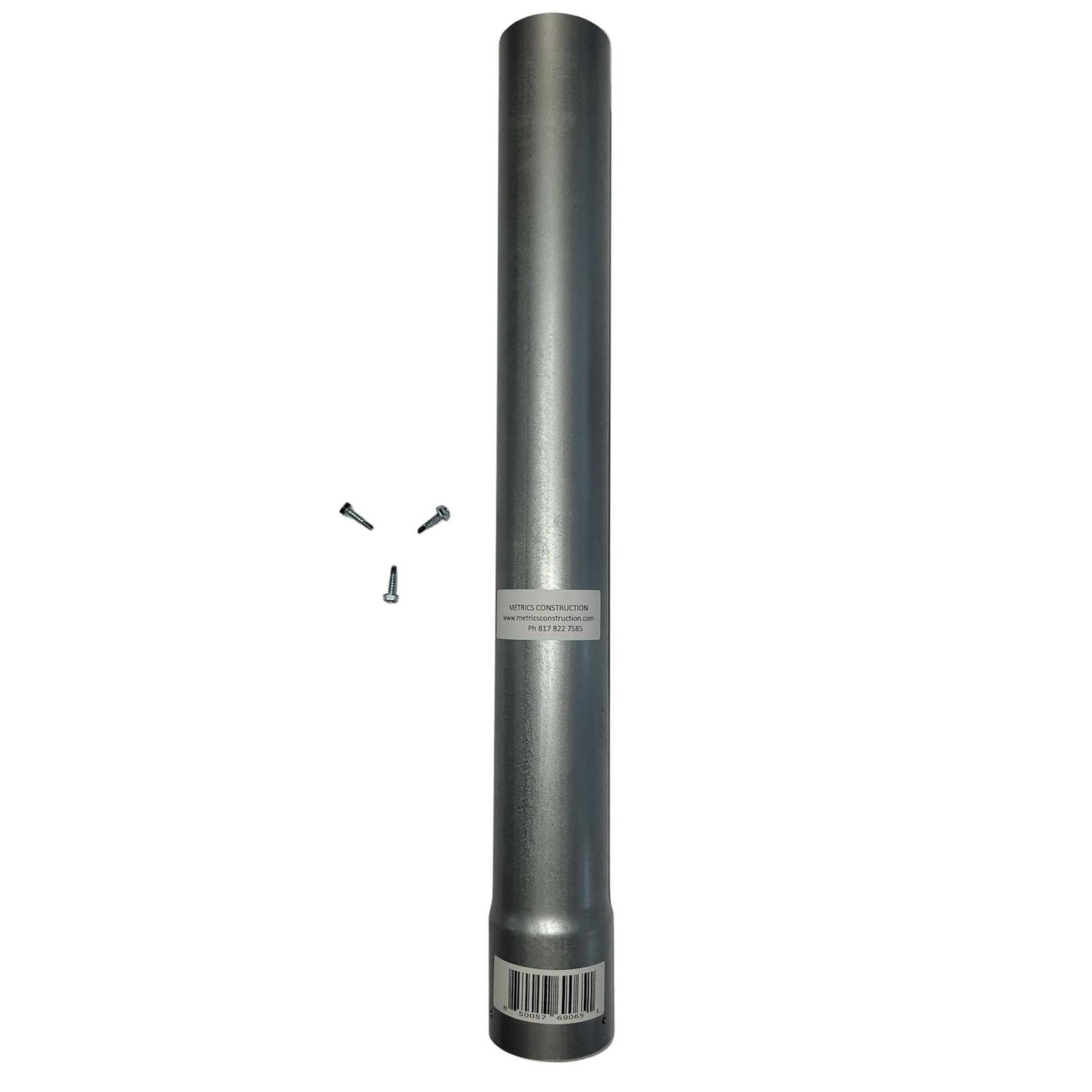 Fence height Post Extender 1-5/8, 1-7/8, and 2-3/8 dia. increase up to 36 in. Galvanized - Cheap Fitting