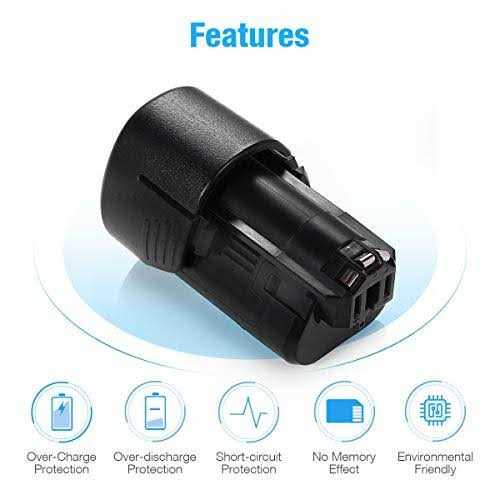 Powerextra Upgraded 2 Pcs 10.8V-12V 3000mAh Li-ion Replacement Battery - Cheap Fitting