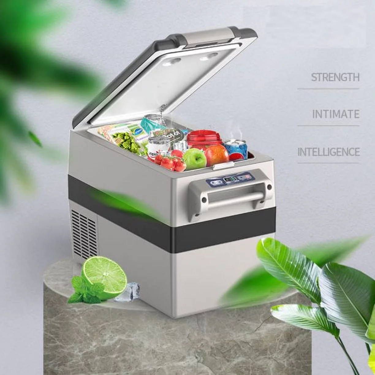 KAPAS 52L(55 Quarts) DC 12/24V portable compressor refrigerator freezer car fridge for car, home, truck and camping - Cheap Fitting