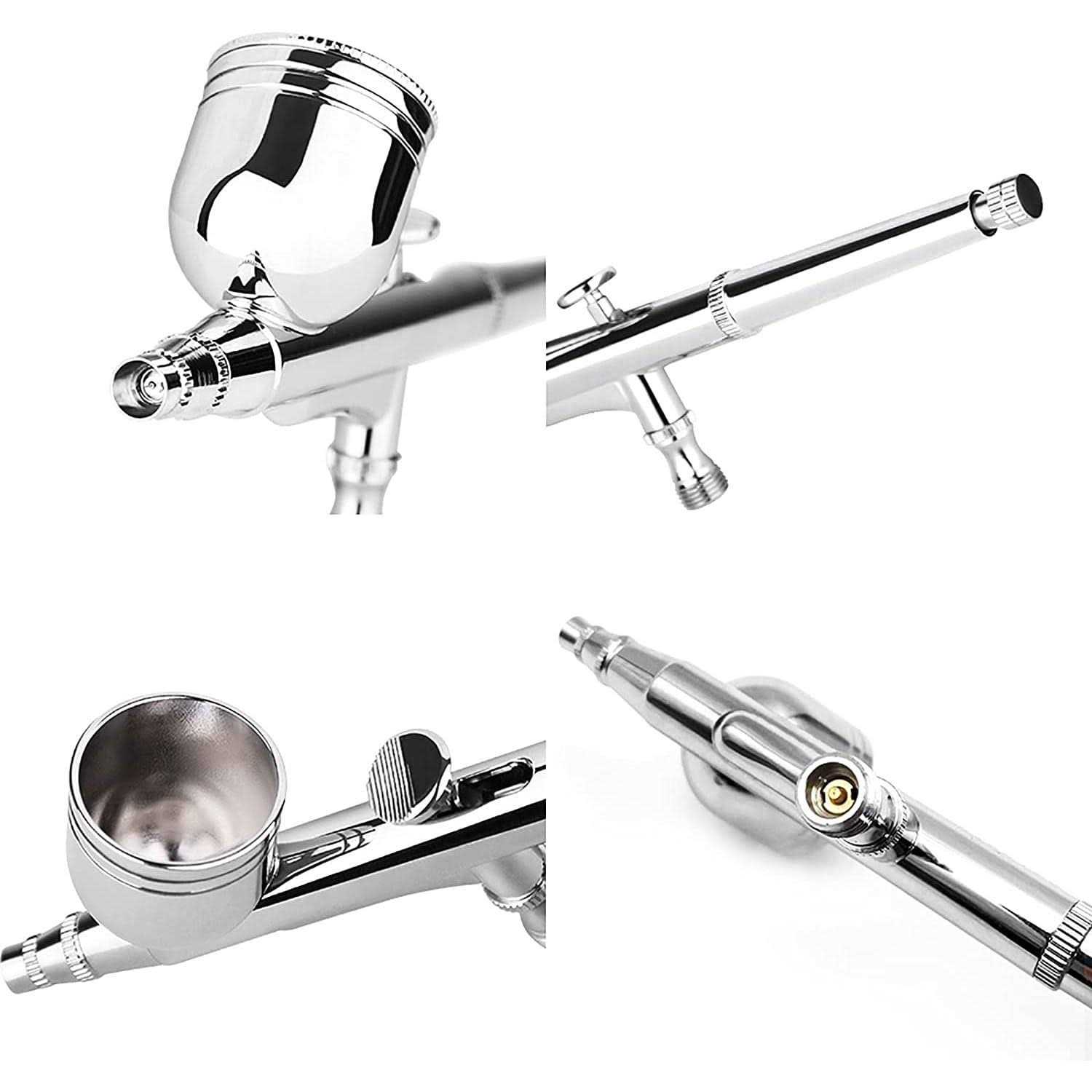 GotHobby 0.3mm Gravity Feed Dual-Action Airbrush Paint Spray Gun Kit Set - Cheap Fitting