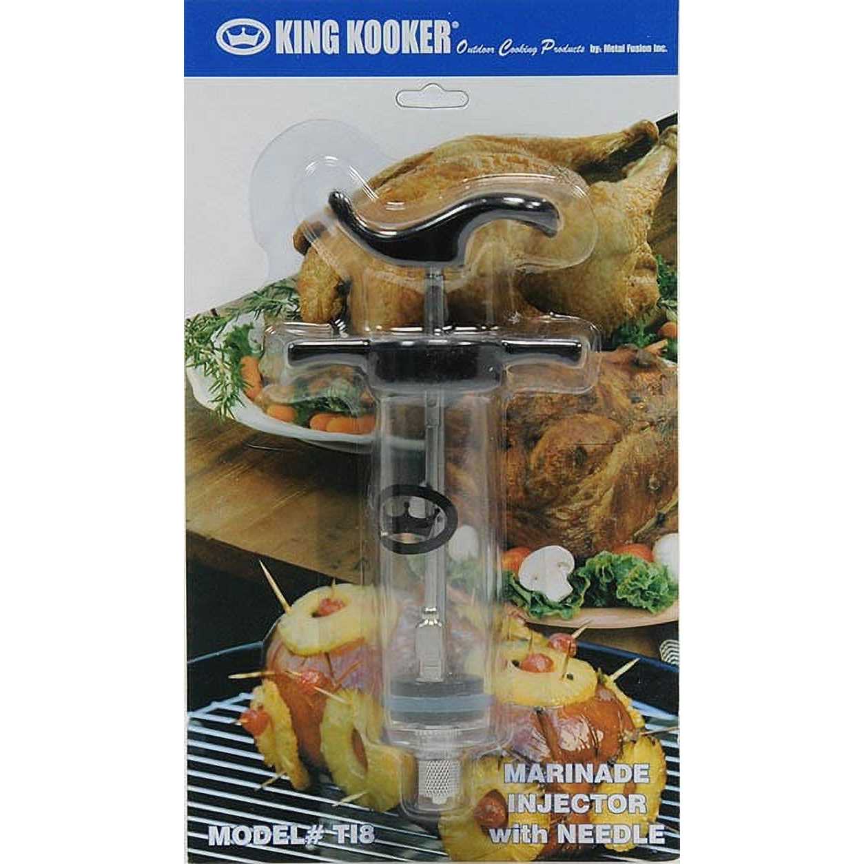 King Kooker Heavy-Duty Plastic Marinade Injector - Cheap Fitting