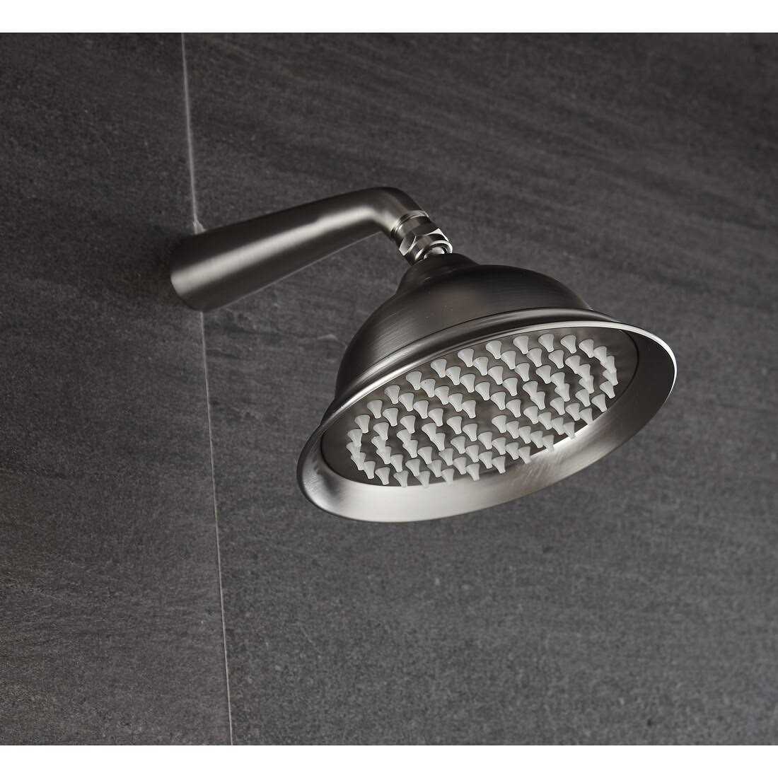 ELLO&ALLO Shower Faucet System Combo Kit with Head in Bronze - Cheap Fitting