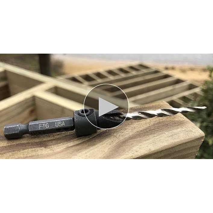 Ftg USA Wood Countersink Drill Bit Set 5 Pc Countersink Drill Bit #4 - Cheap Fitting