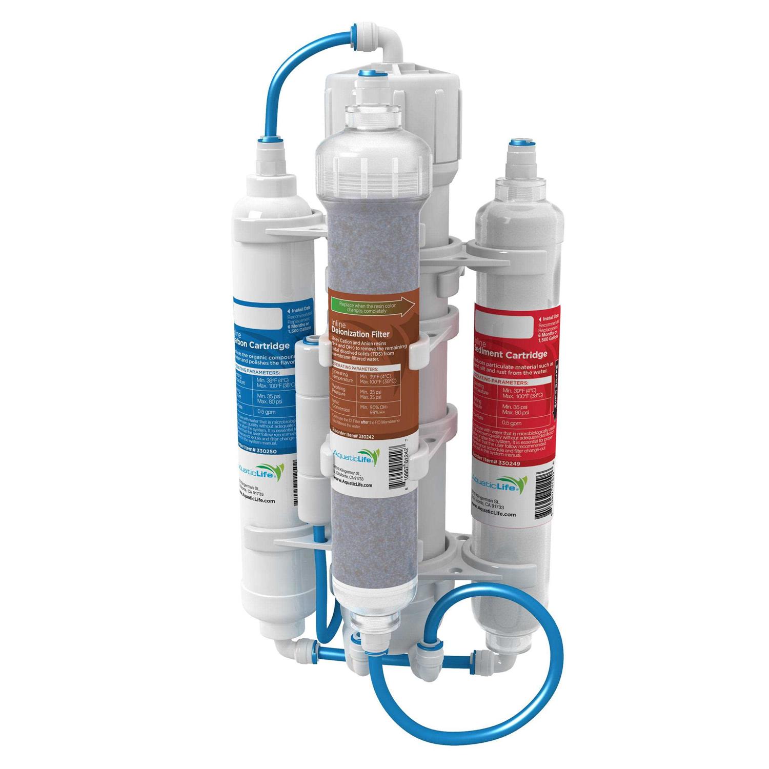 Aquatic Life RO Buddie Four Stage Osmosis System - Cheap Fitting