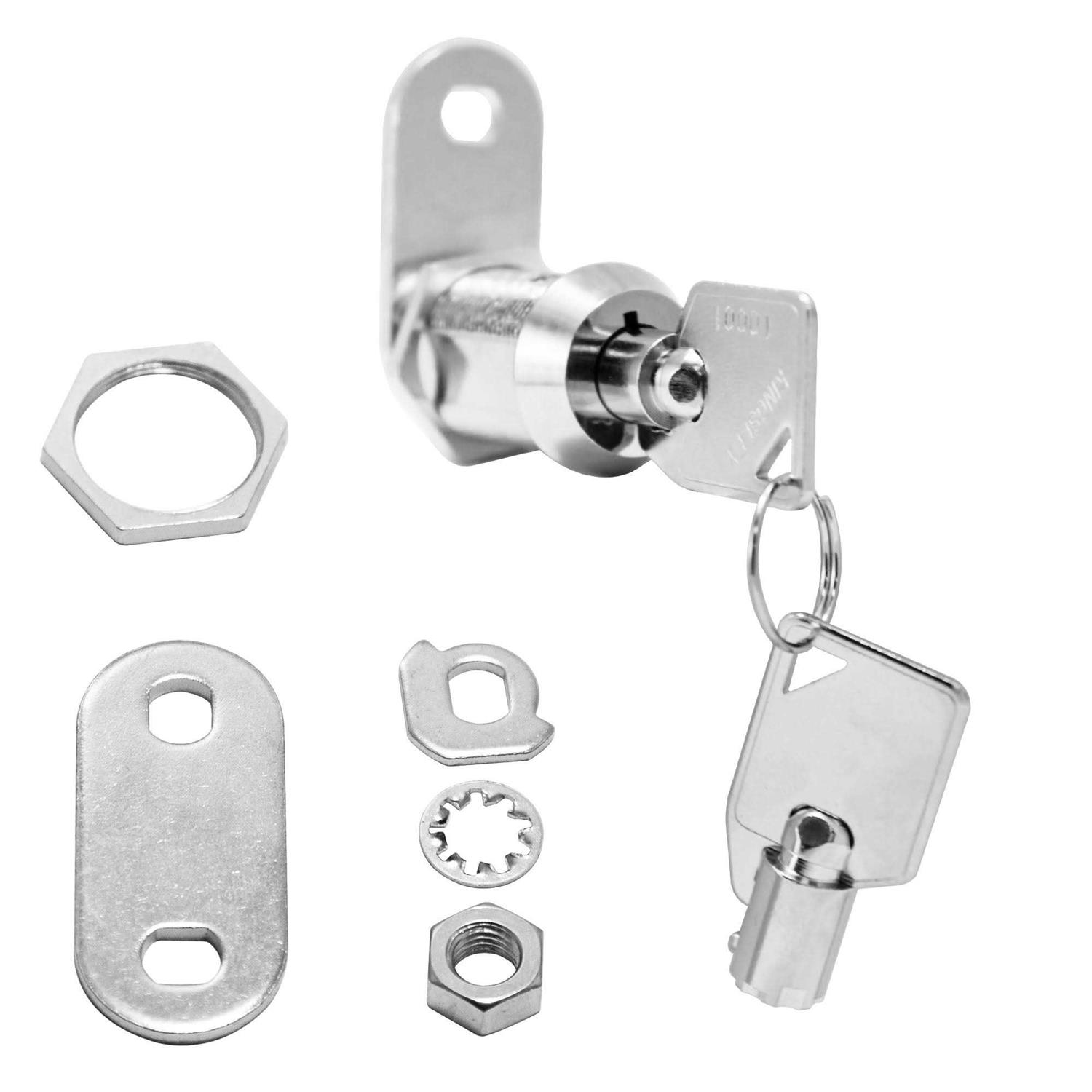 Kingsley Tubular Cam Lock Cylinder-Chrome Finish - Cheap Fitting