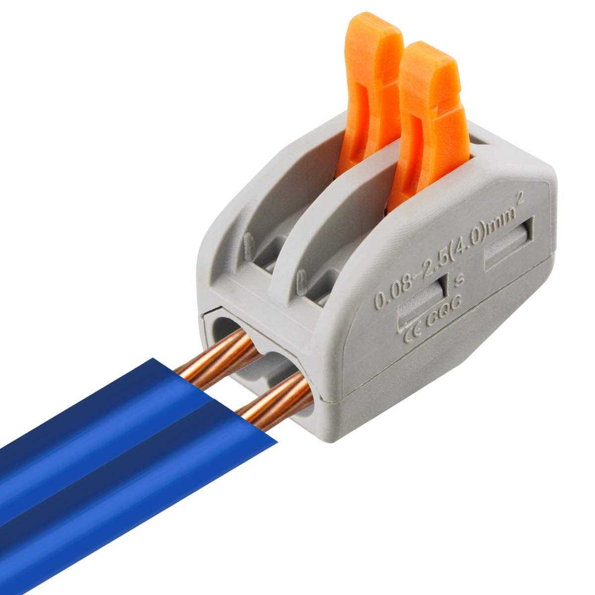 XHF2018 Brand New Pct-212 Lever-nuts2 Conductor Splicing Compact Connectors 100pcs - Cheap Fitting