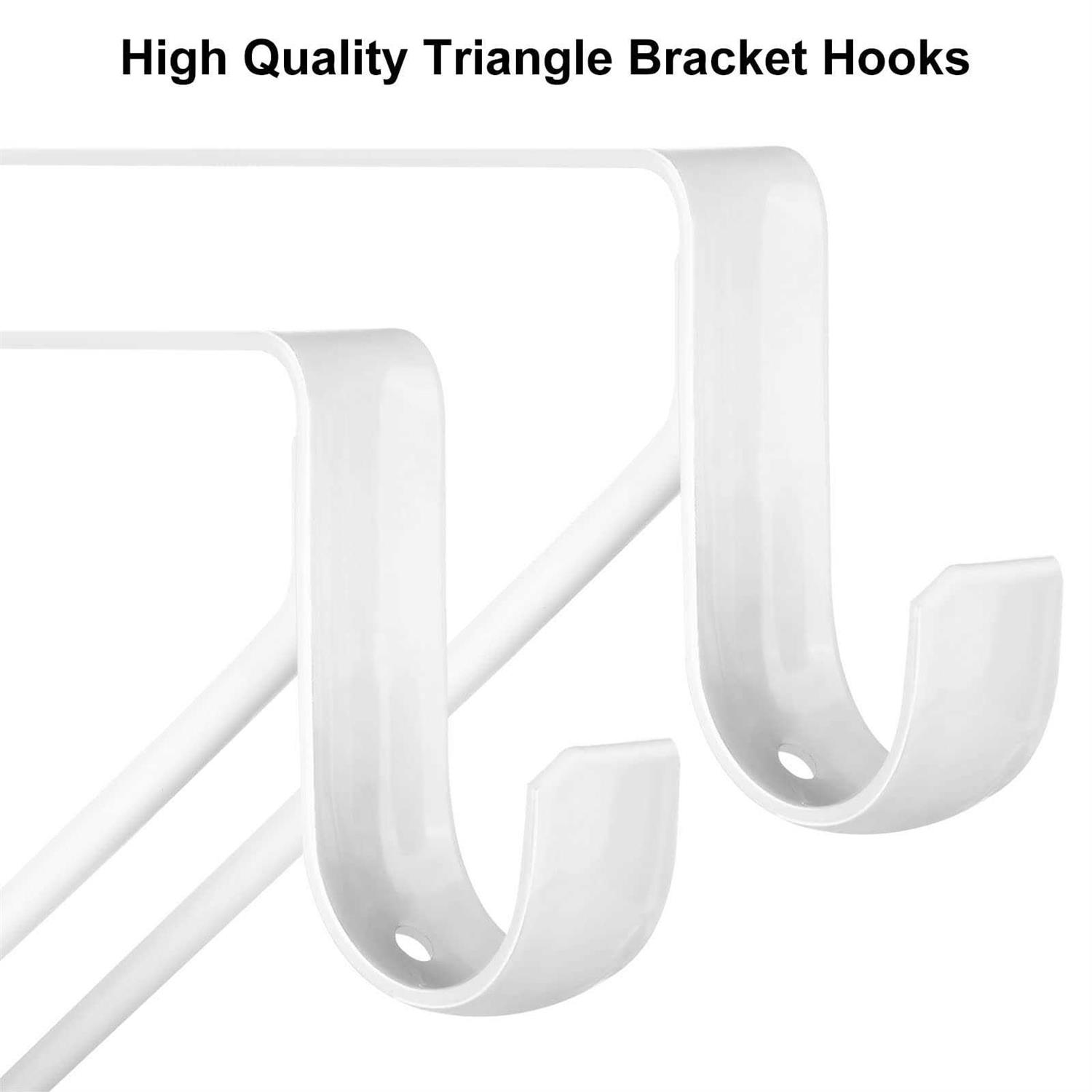 4 Pack Heavy Duty Closet Rod Brackets Holder 11 x 11 x 1 Inch - Cheap Fitting