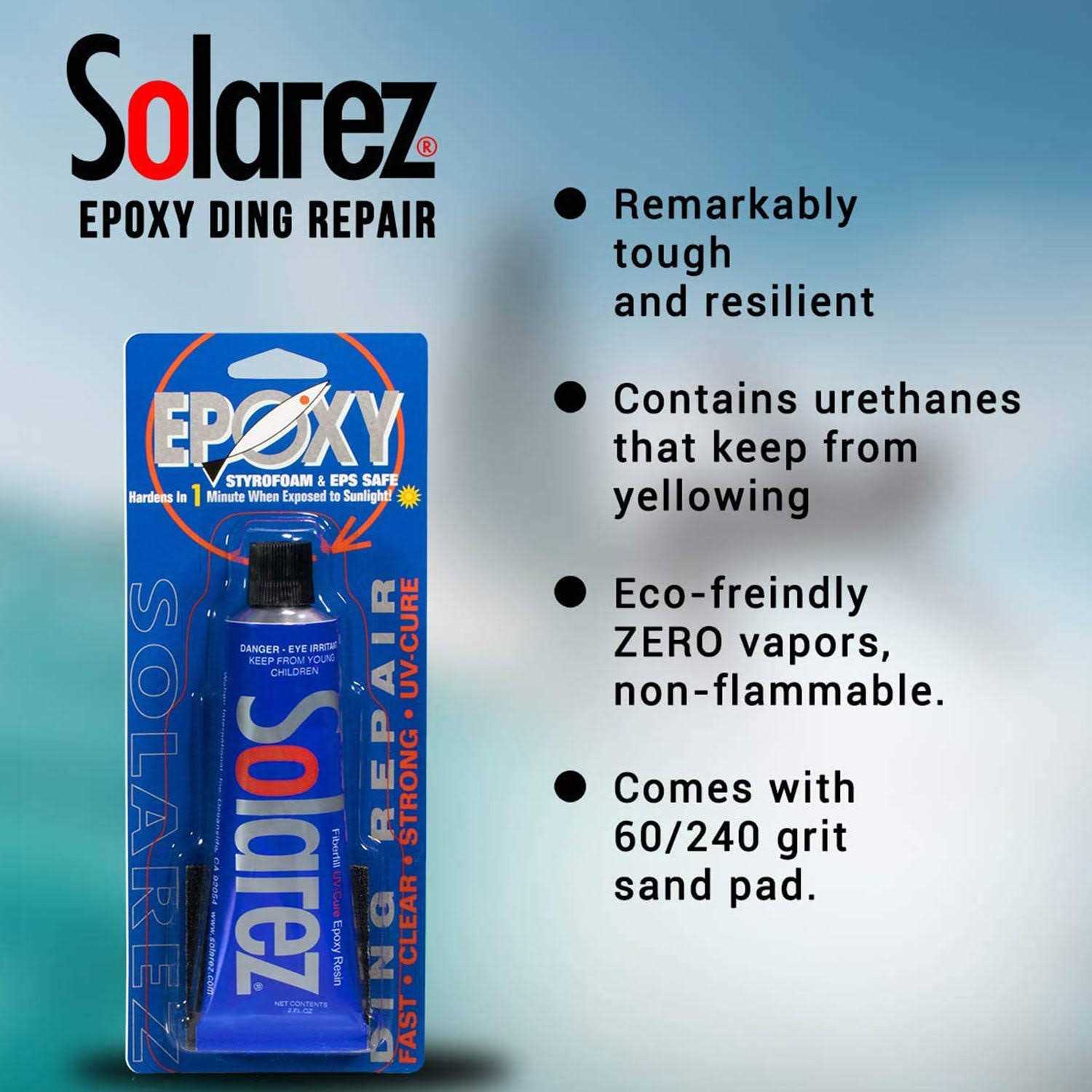 Solarez UV Cure Epoxy Ding Resin - Cheap Fitting