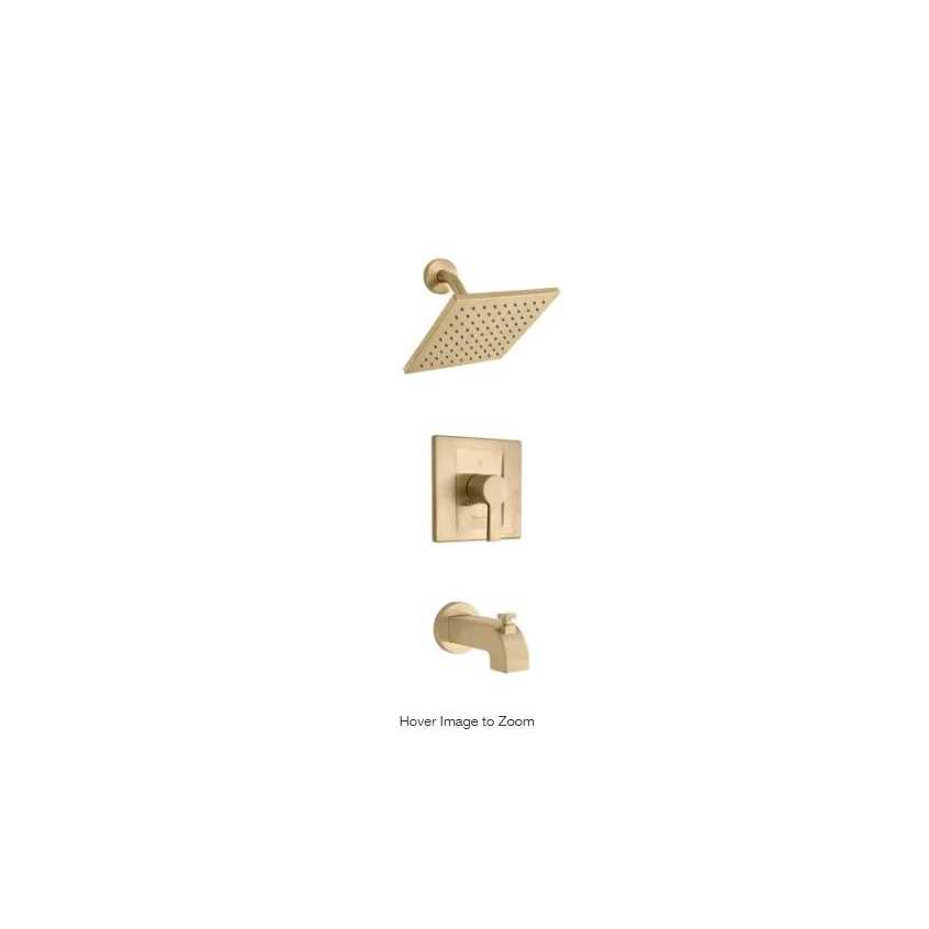 Glacier Bay Modern Single-Handle 1-Spray Tub and Shower Faucet in Bronze - Cheap Fitting