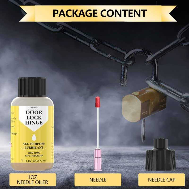 Qucship door hinge lubricant 1 oz needle oiler upgraded squeaky door hinge lubricant - Cheap Fitting