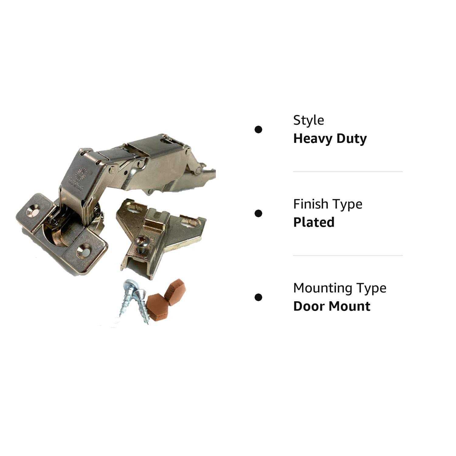 Ferrari 170 Degree Kitchen Door Hinge Kit for New or Replacement Door Hinges - Cheap Fitting