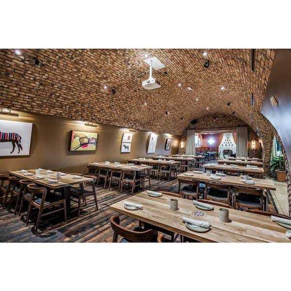 Koni Brick Old Chicago Buff 8.20 in. x 2.50 in. Thin Brick 10.76 sq. ft. Flats Manufactured Stone Siding - Cheap Fitting