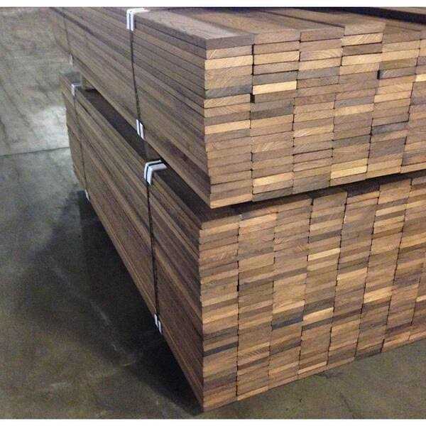 WellDone 5/4 in. x 6 in. x Thermally-Treated Premium Ash 4-Sides Oiled Decking Board - Cheap Fitting